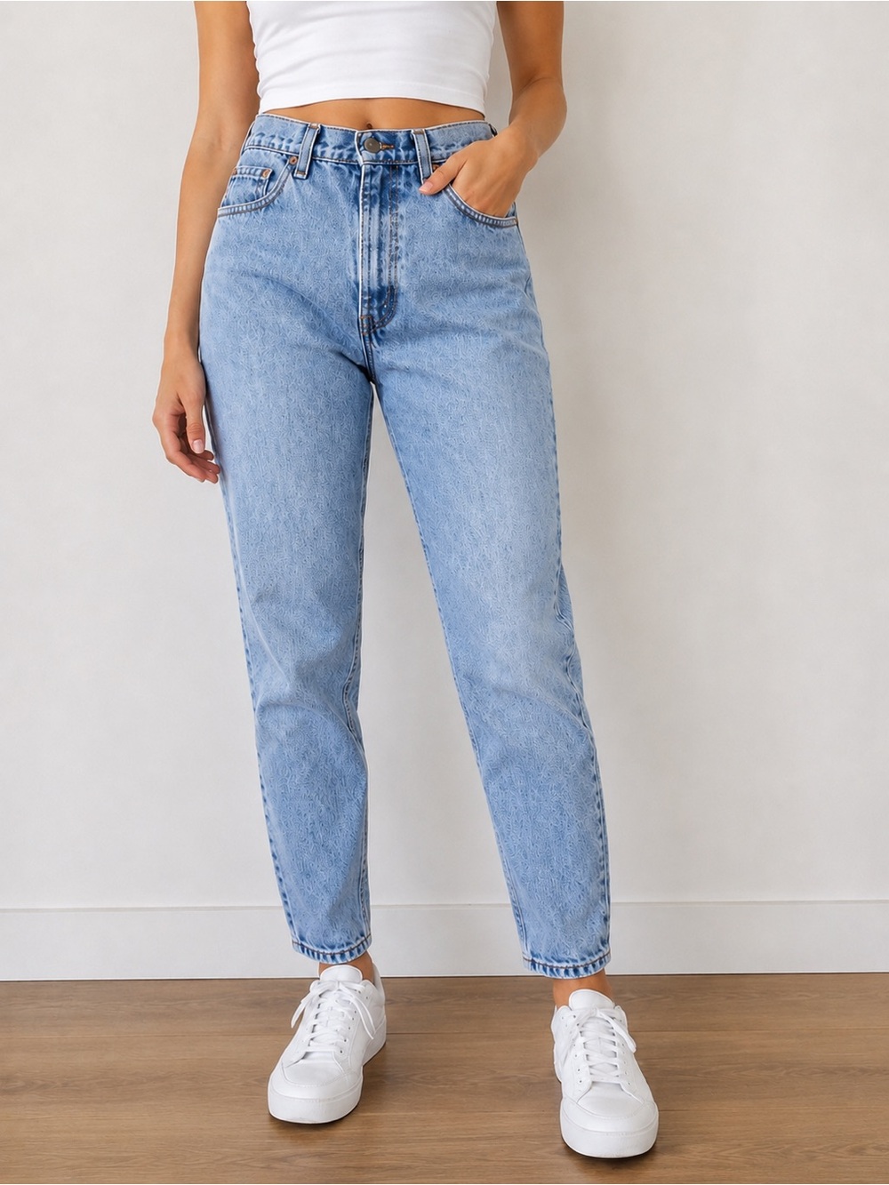 Vintage 1997 Levi’s 550 Relaxed Fit Mom Jeans Tapered Leg Women’s Size 9 28x28